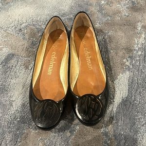 Libby Edelman Women Black Flats Size 8.5